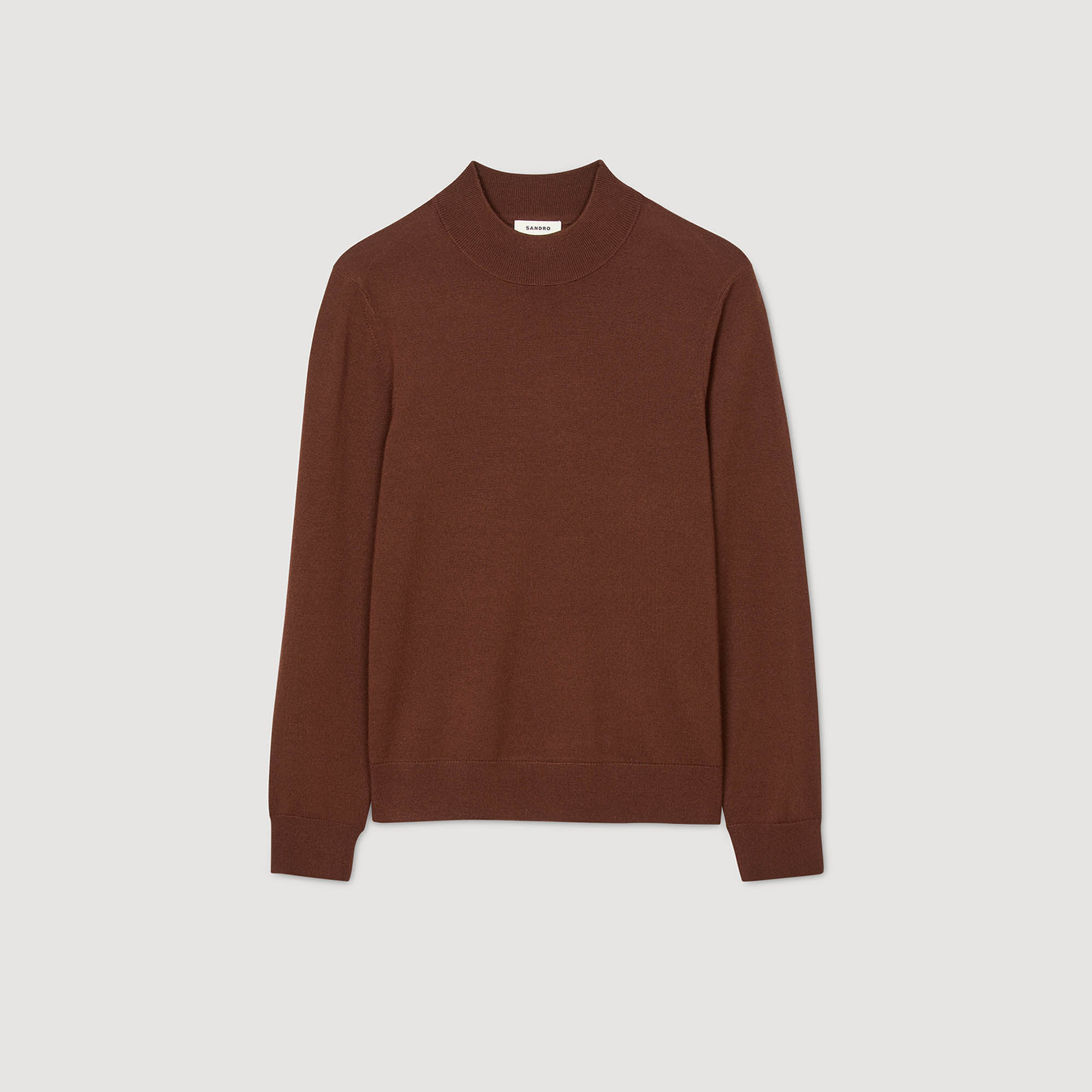 Wollpullover mit Stehkragen - Herren | Sandro
