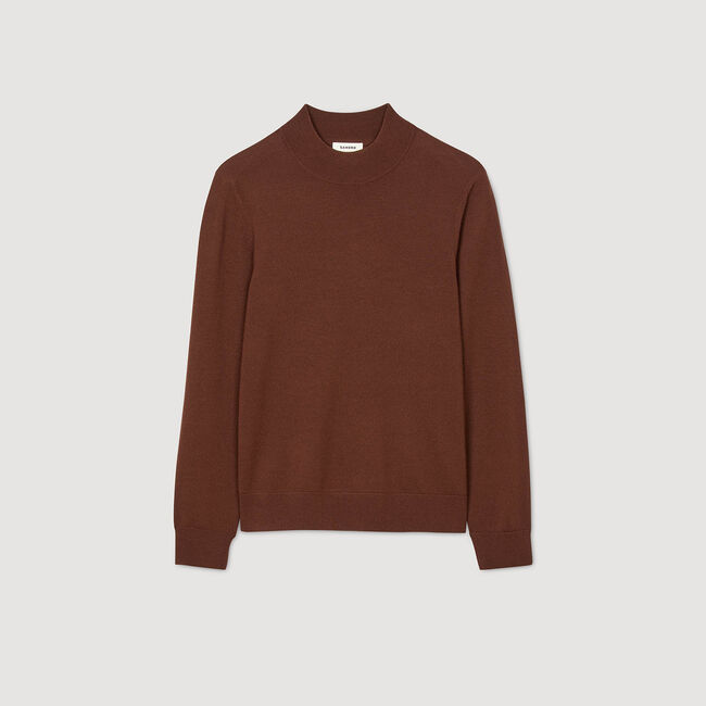 Wollpullover mit Stehkragen - Herren | Sandro