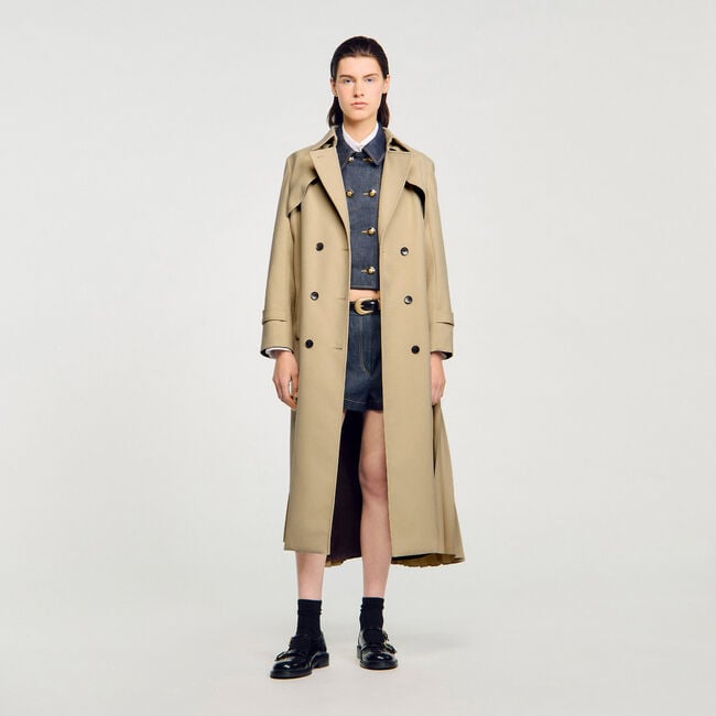 Trenchcoat mit Gürtel
