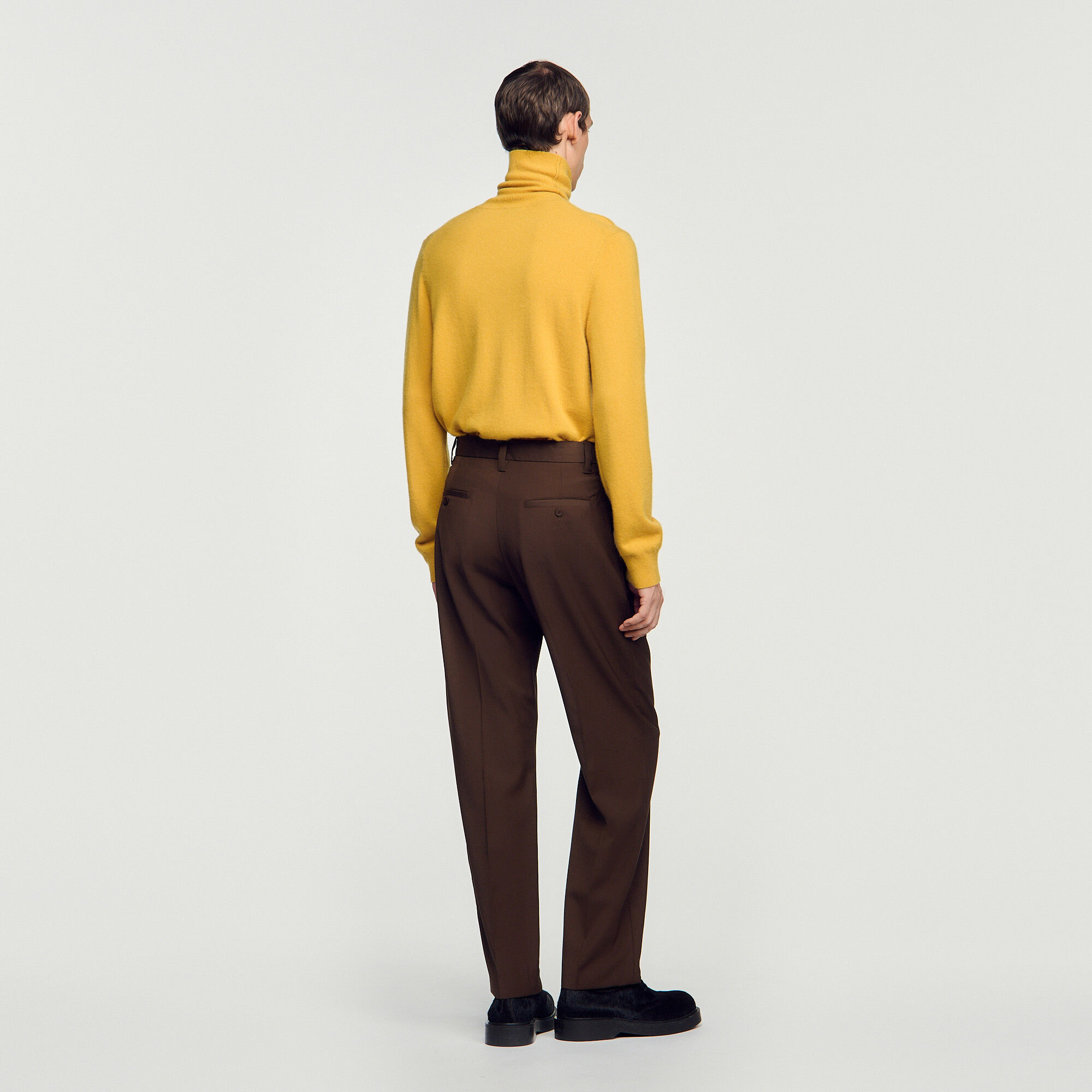 Weite Hose aus Wolle - Herren | Sandro