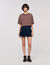 Gestreiftes T-Shirt mit Strass
