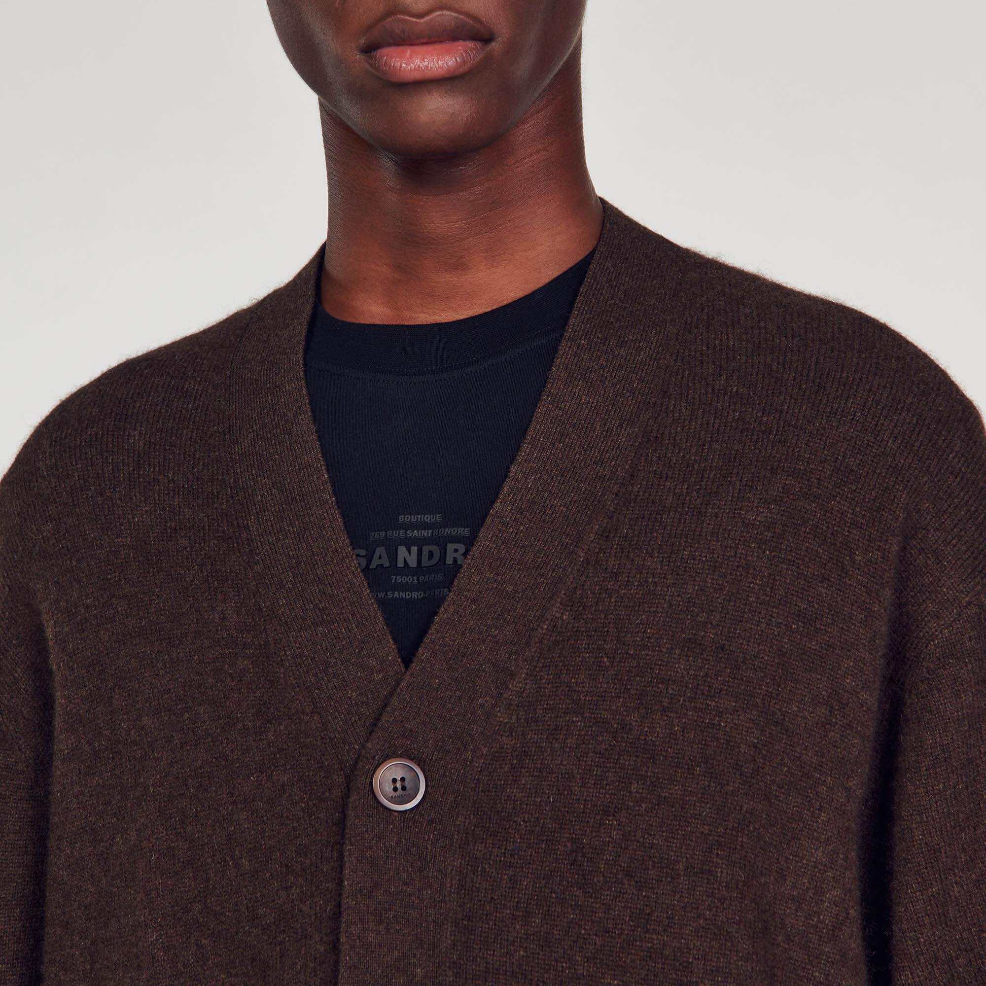 Cardigan aus Yakwolle