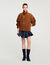 Oversize-Wildlederjacke