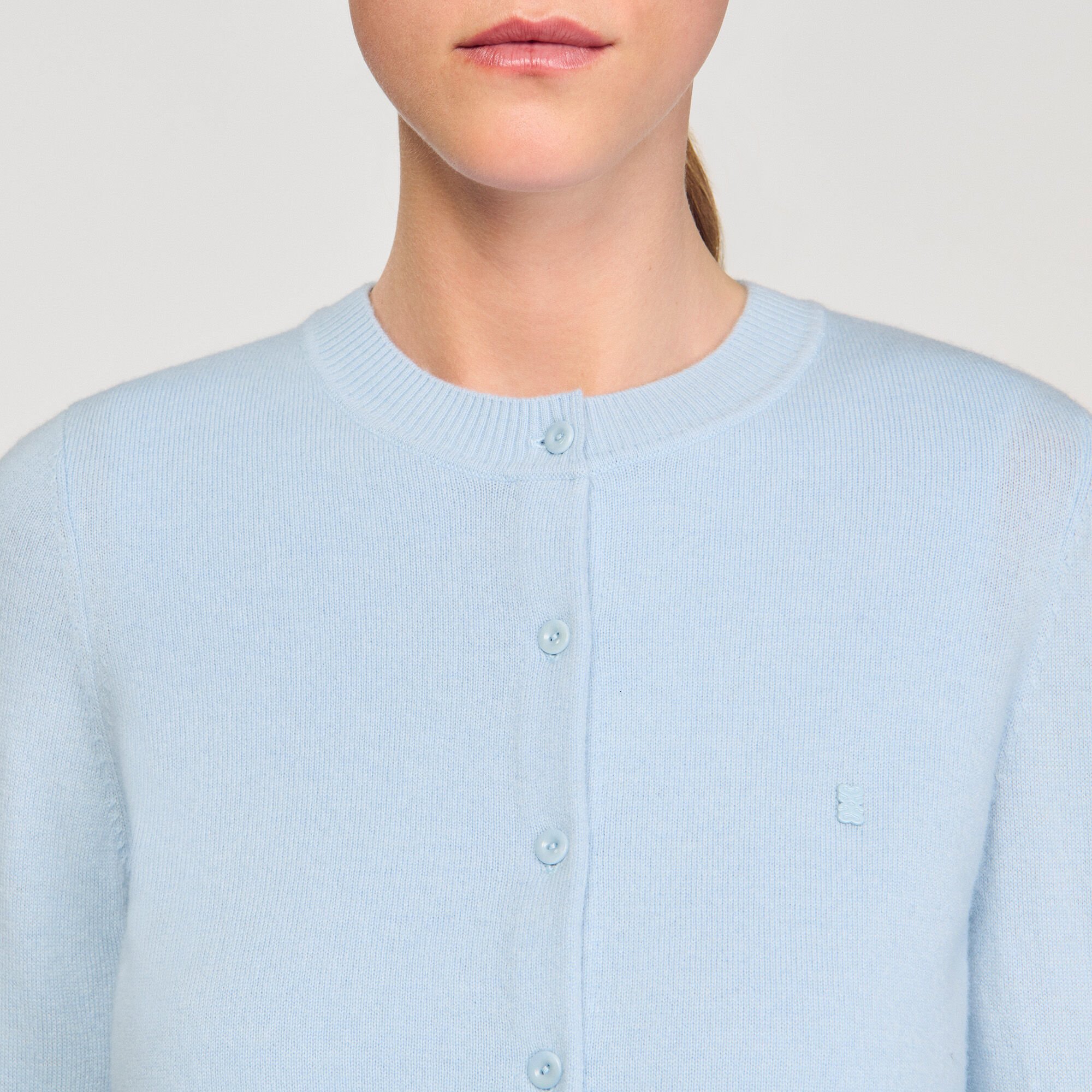 Cardigan mit Volants