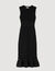 Langes Strickkleid mit Nieten