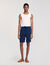 Plissierte Bermudashorts