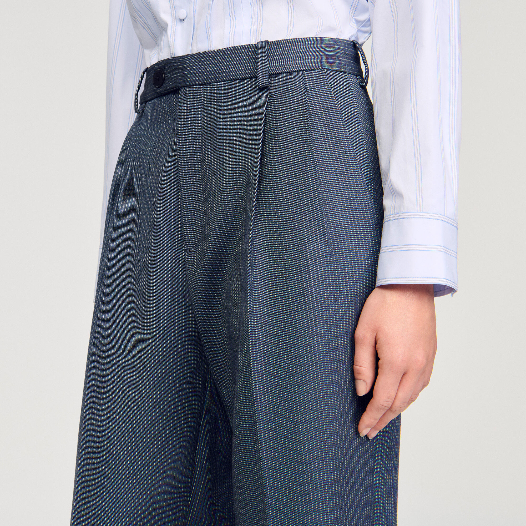 Gestreifte Hose
