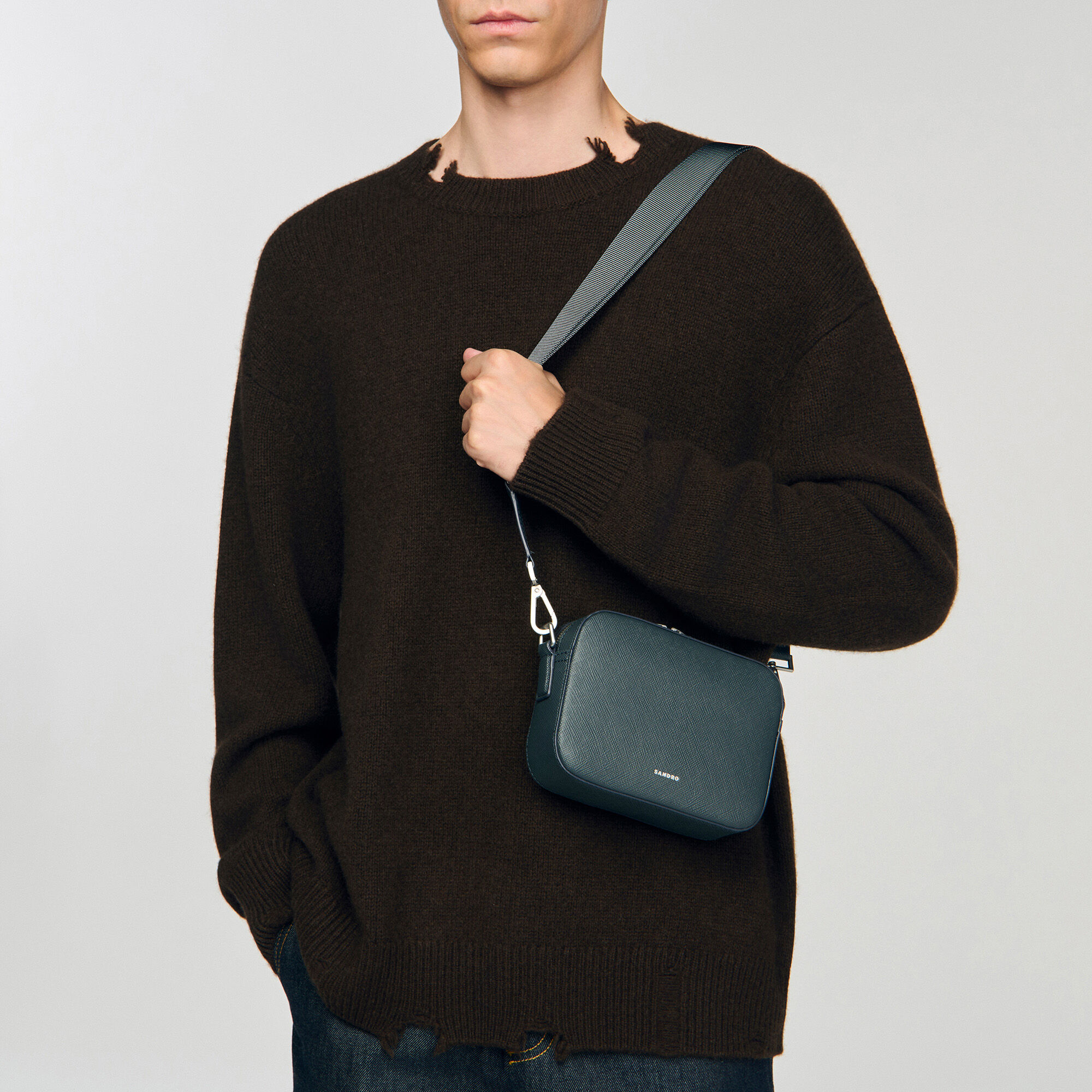 Kleine Tasche aus rekonstituiertes Leder