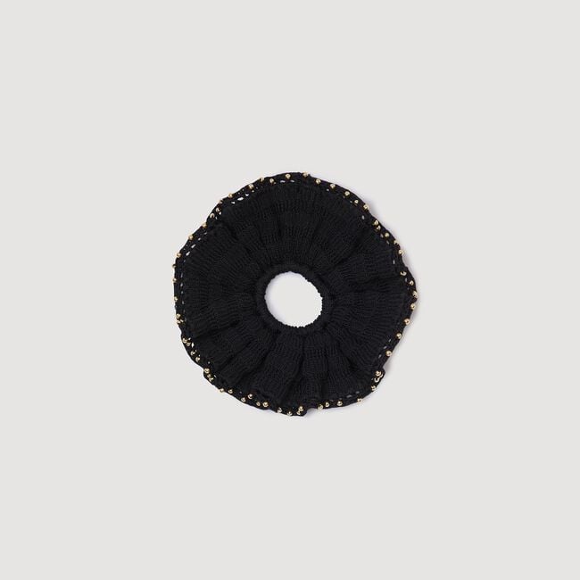 Chouchou en crochet perlé