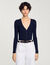 Cardigan aus Rippstrick