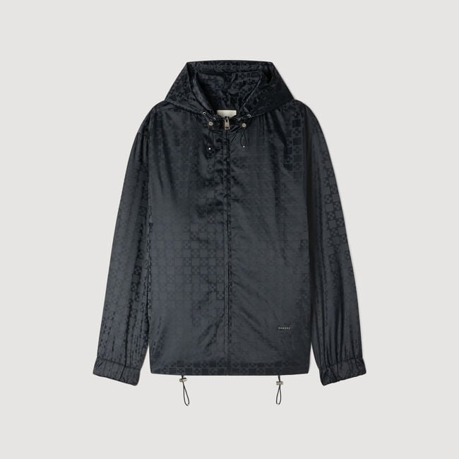 Nylon-Blouson mit &bdquo;Square Cross&ldquo;