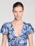 Kurzes Kleid mit Blumendruck