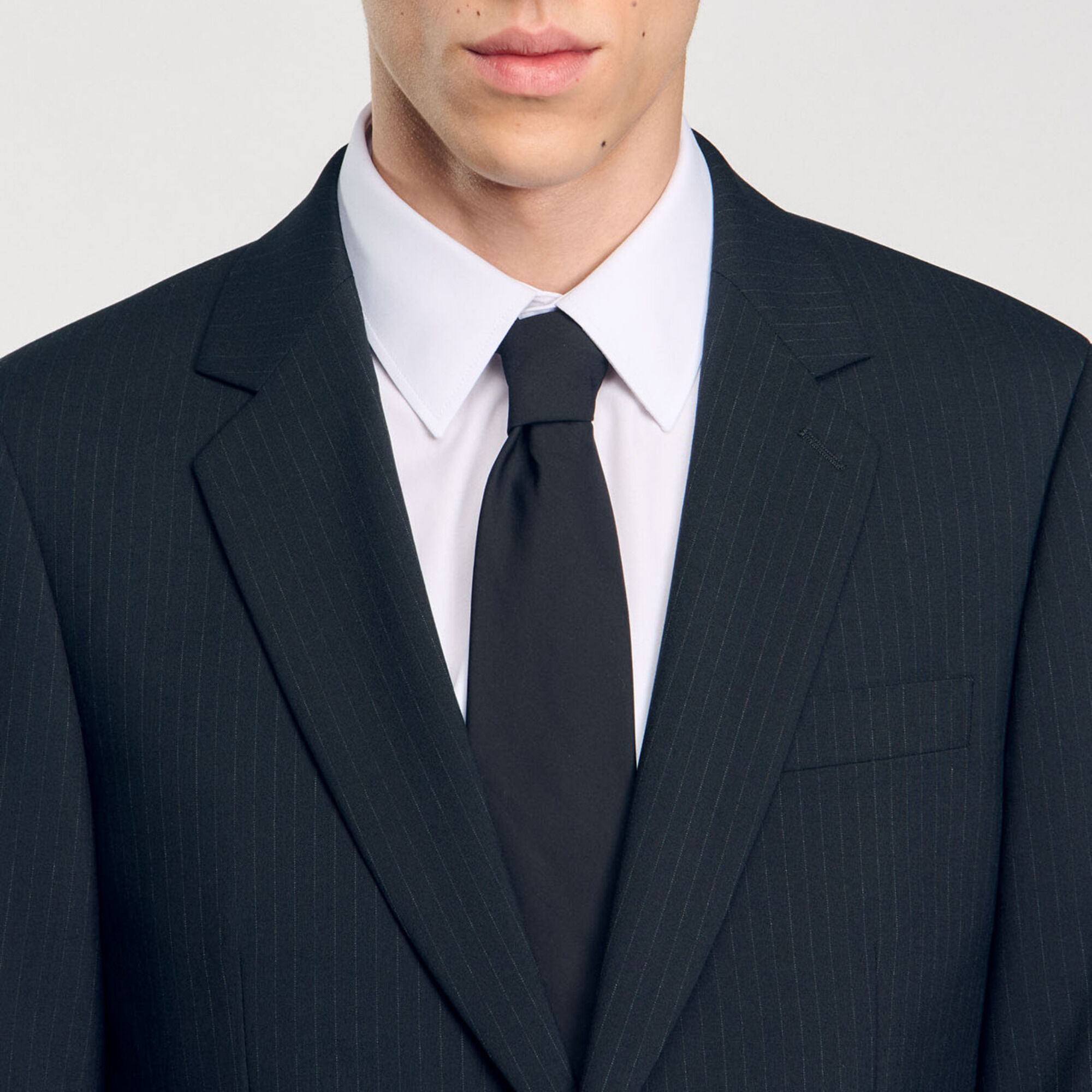 Gestreiftes Anzugsakko