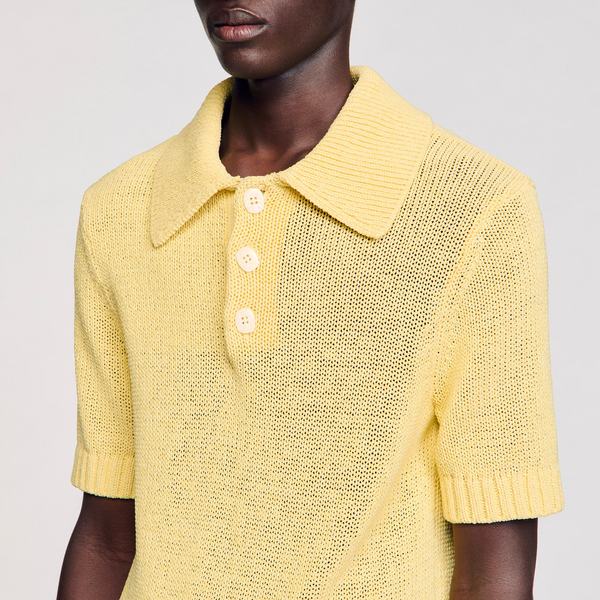 Poloshirt aus Strick