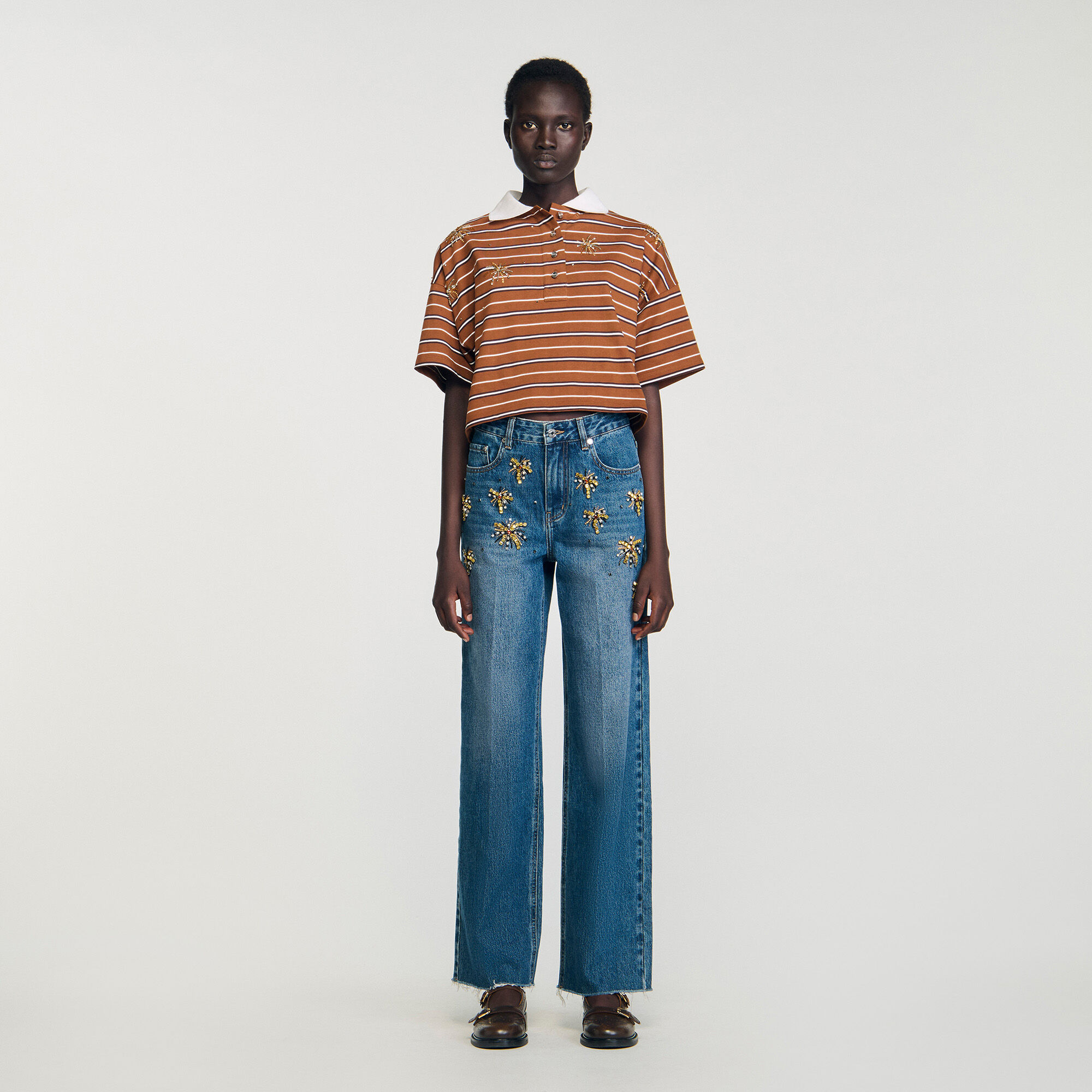 Jeans mit Strass