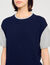Strickpullover aus Materialmix