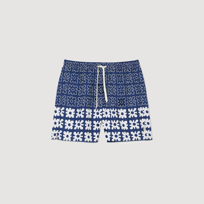 Badehose mit Blumenprint
