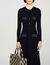 Langes Strickkleid aus Rippenstrick - Damen | Sandro