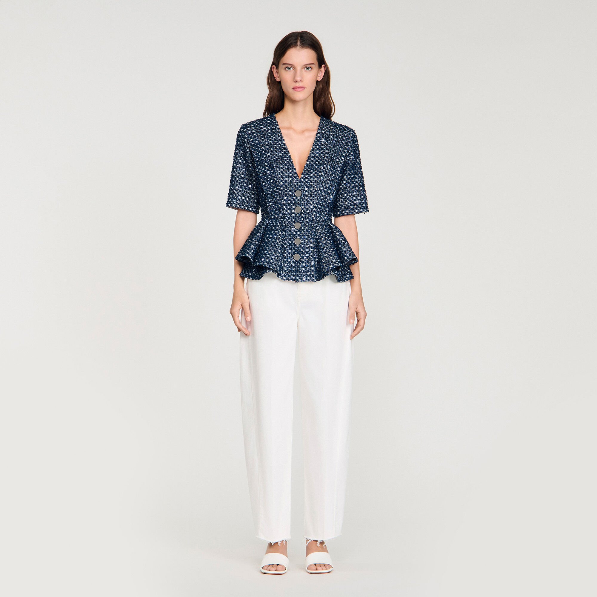 Jacke mit Pailletten