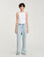 Jeans mit Perlenbesatz