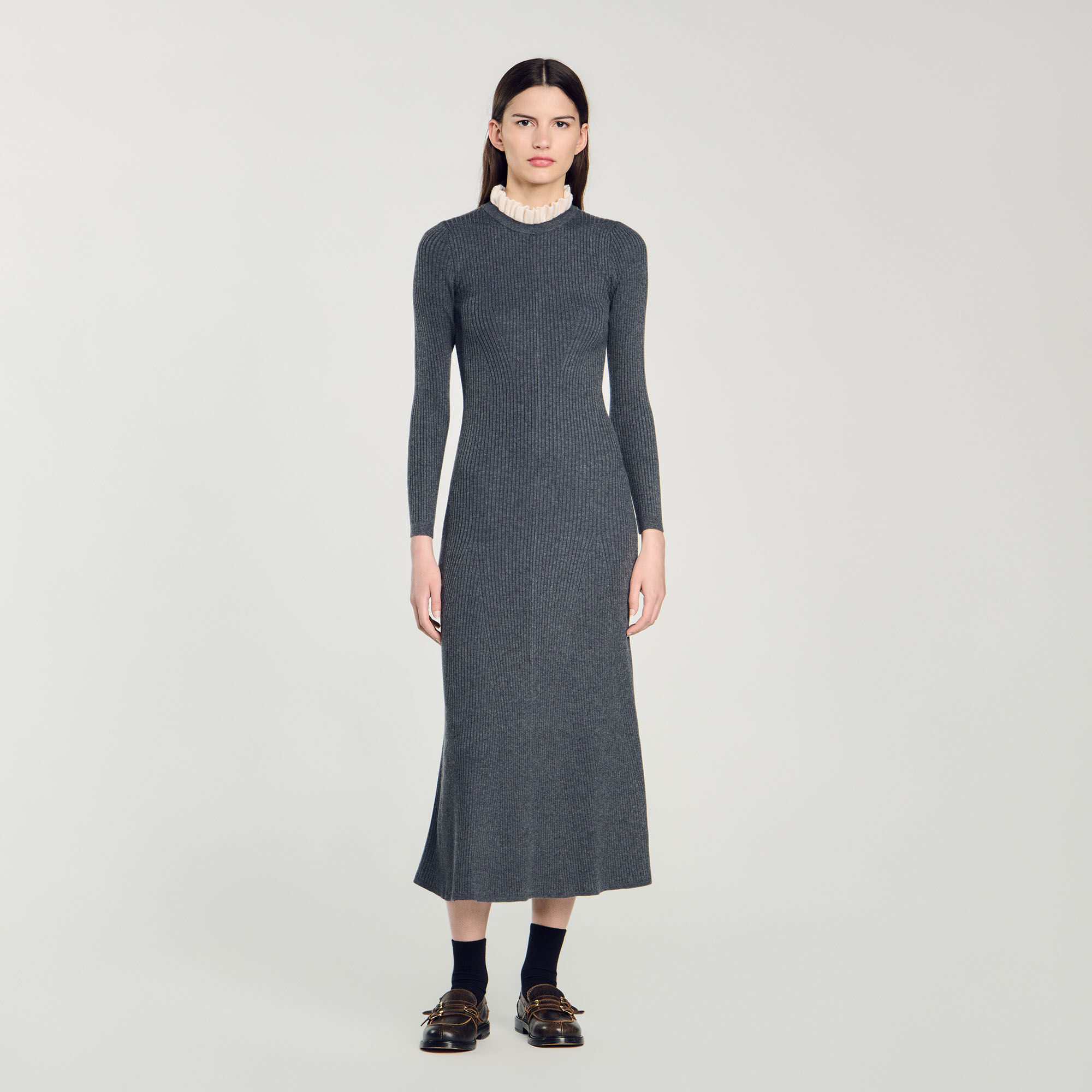 Sandro knit polo dress online