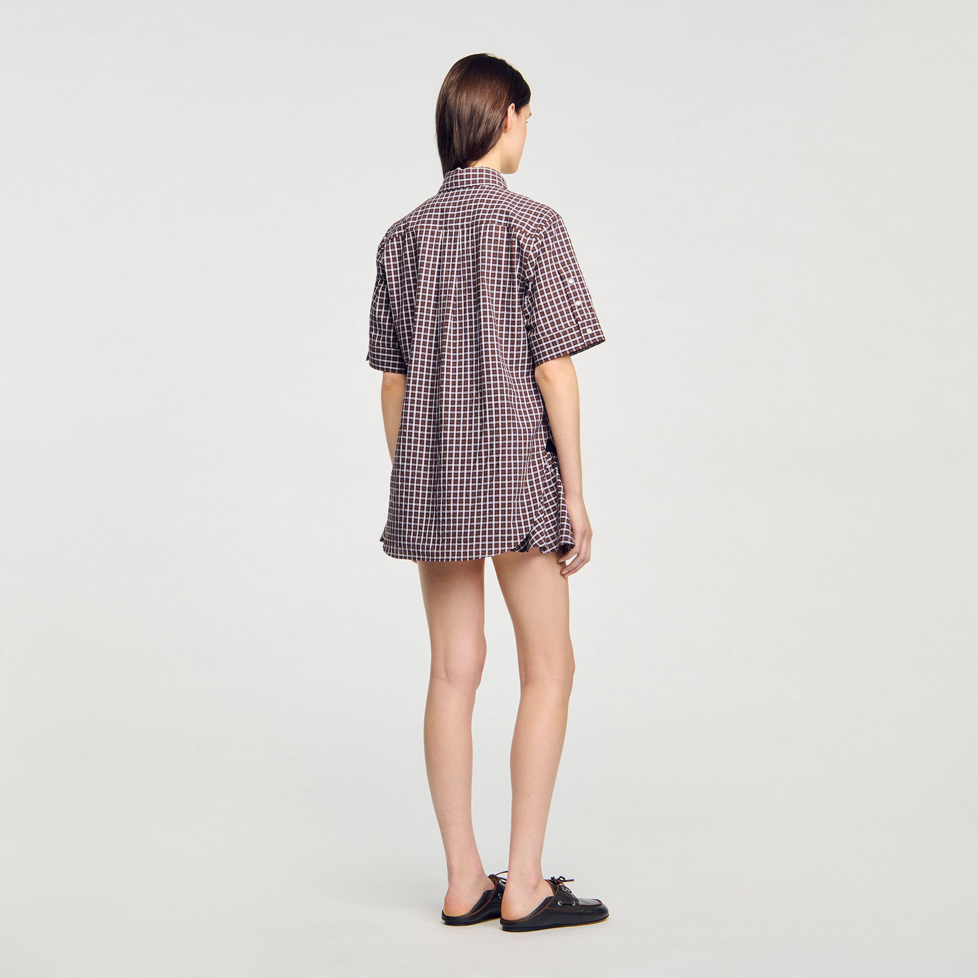 Kariertes Oversize-Hemd