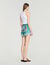 Kurze Shorts mit Blumenprint
