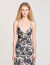 Langes Kleid mit Blumenprint