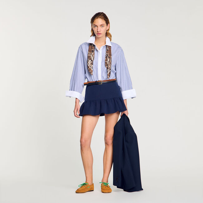 Shorts mit Volant