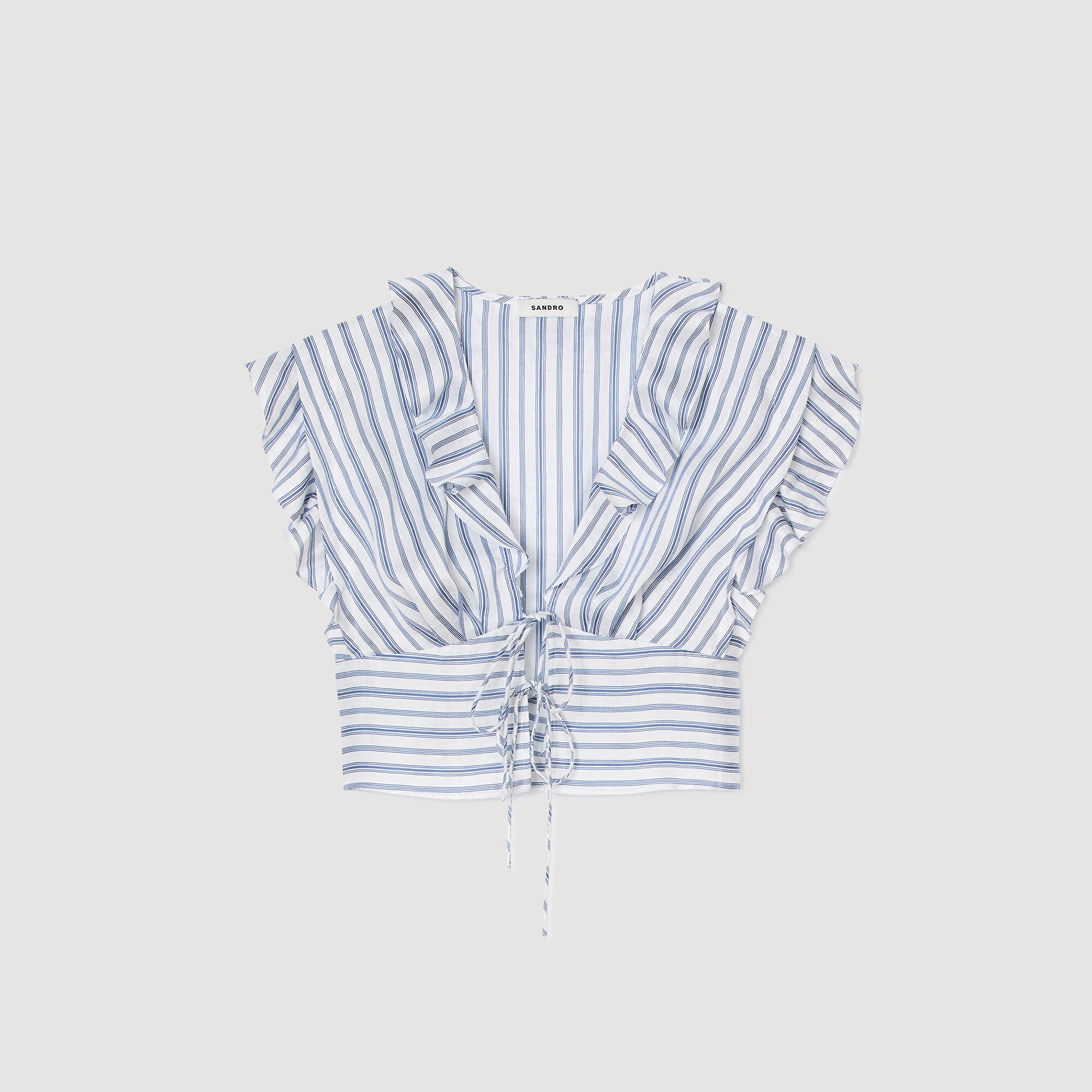 Kurzes gestreiftes Top
