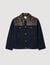 Blouson aus Denim und Leder
