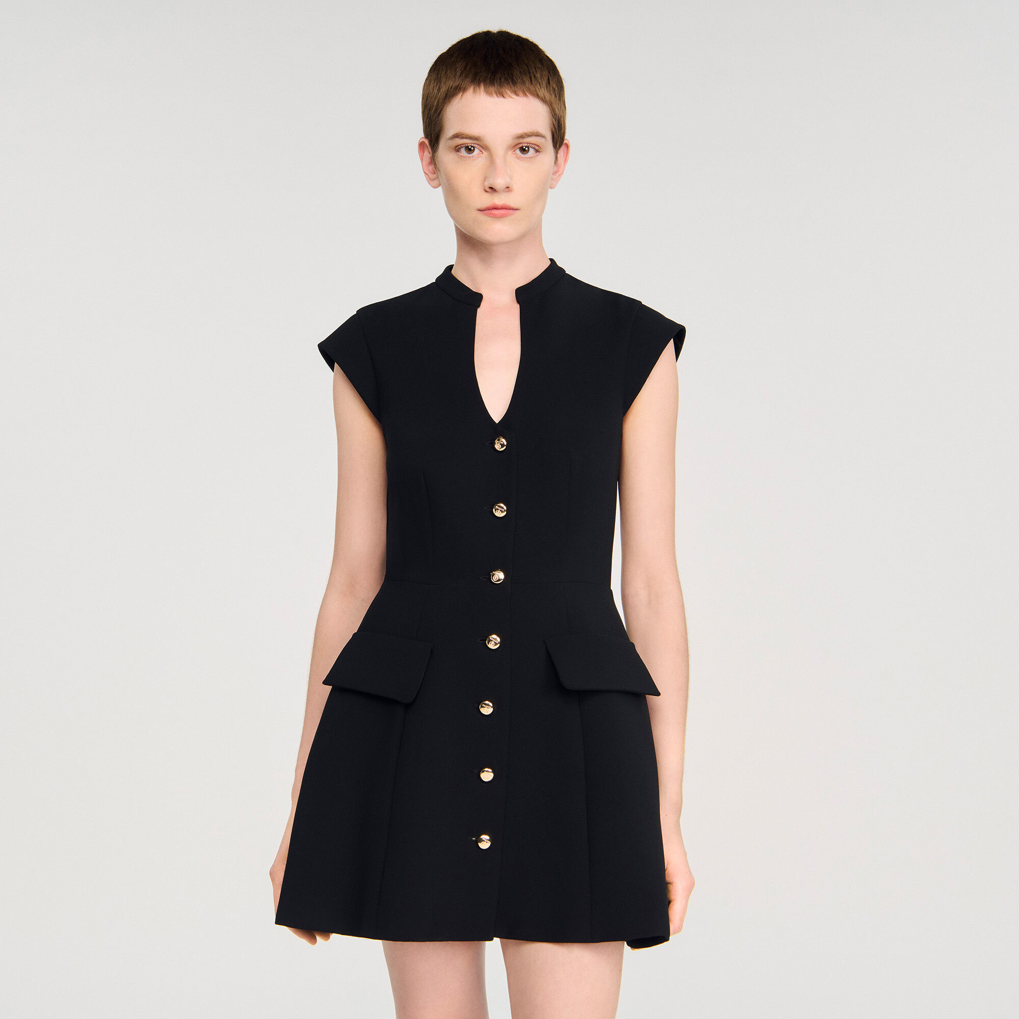 Kurzes Strickkleid