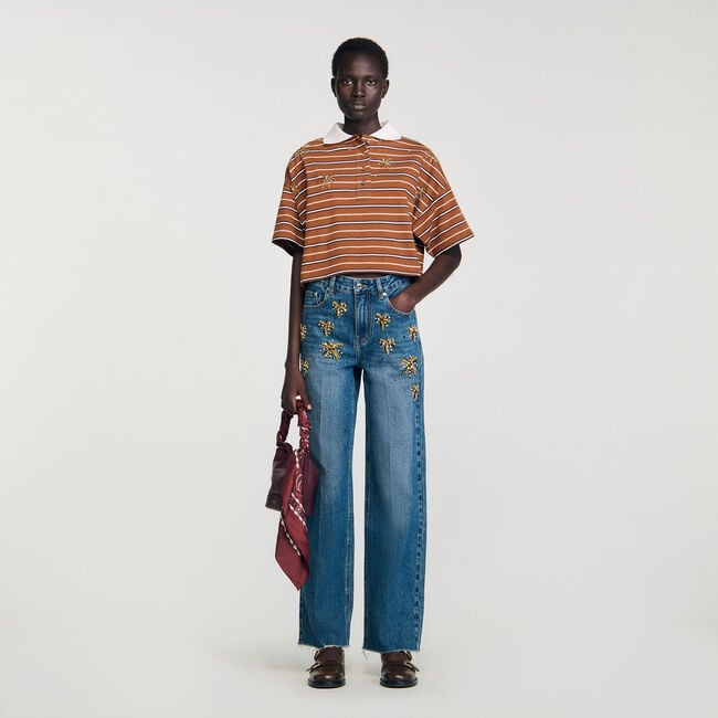 Jeans mit Strass