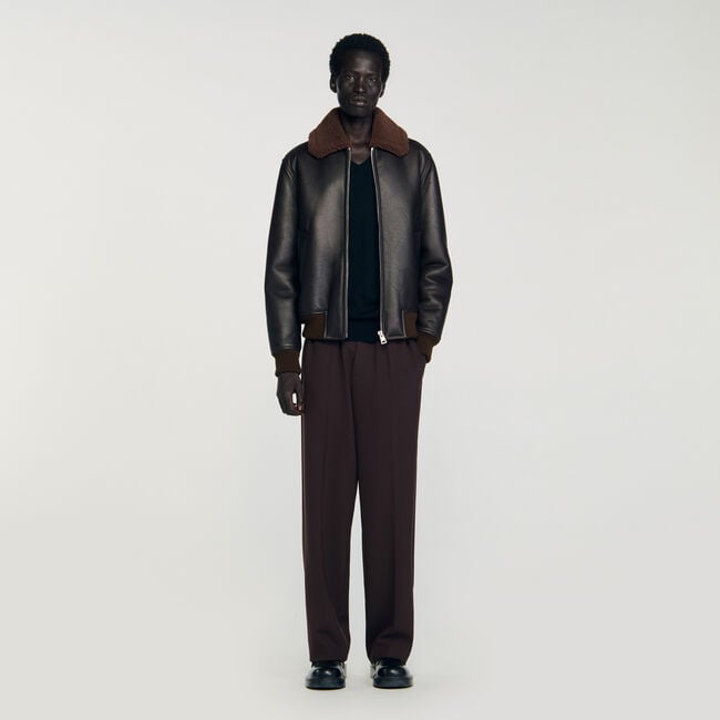 Wildlederblouson