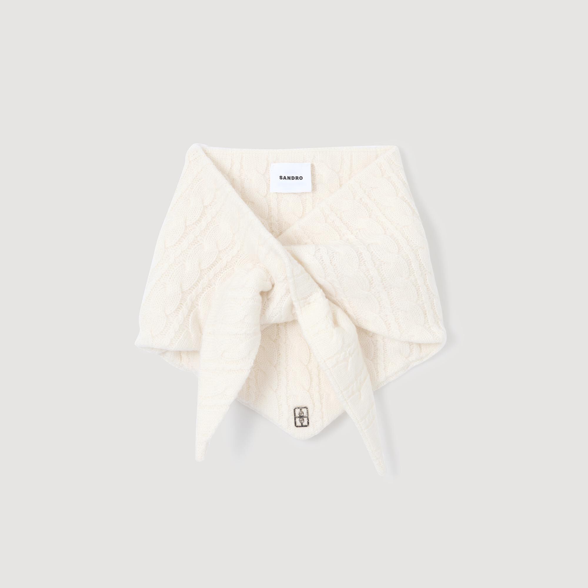 Bandana aus Zopfstrick