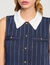 Kurzes gestreiftes Kleid