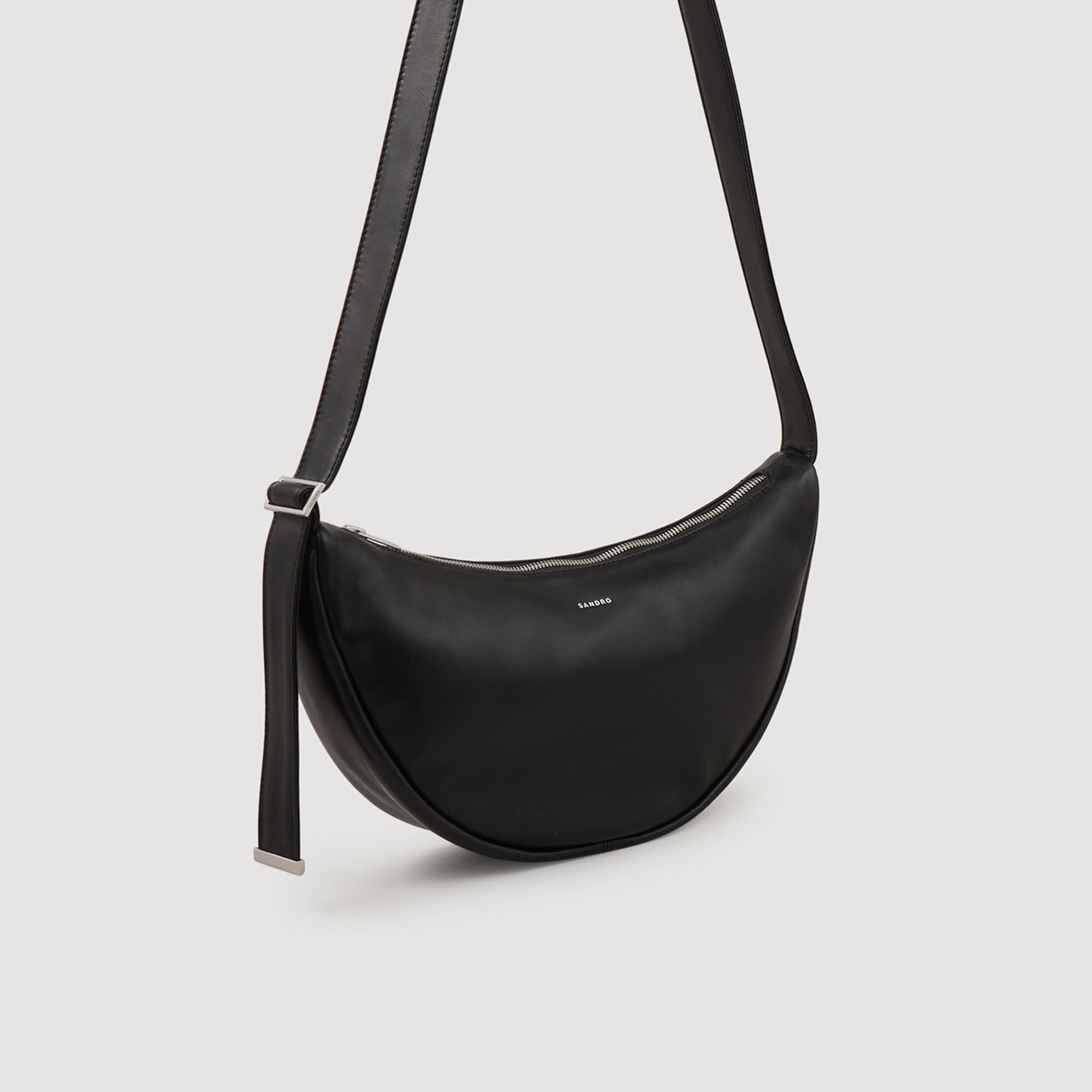 Kleine Hobo-Tasche aus Leder