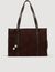 Shopper-Tasche aus Veloursleder