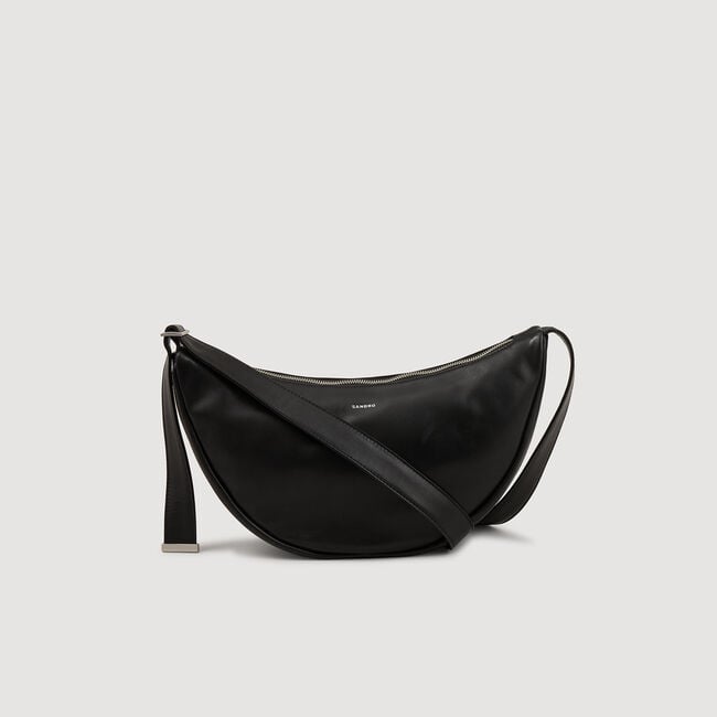 Kleine Hobo-Tasche aus Leder