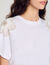 T-Shirt mit Blumenstickerei