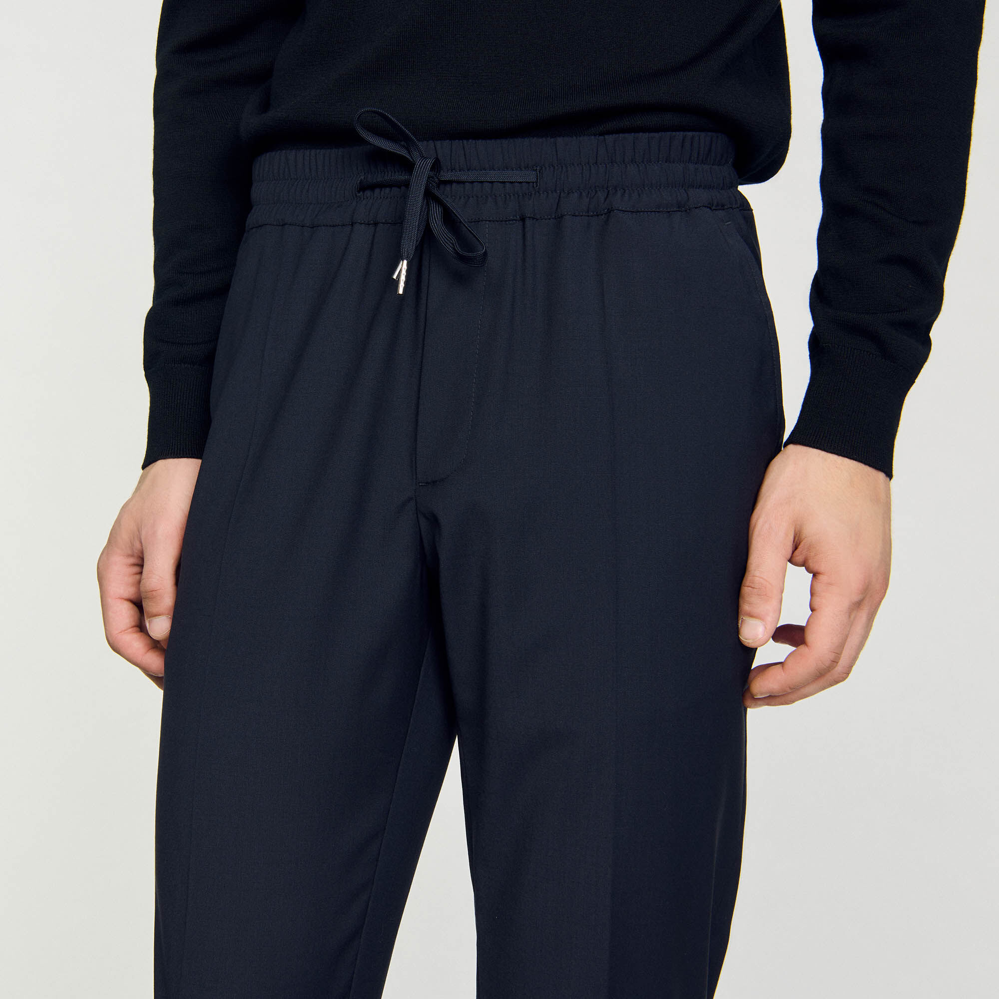 Elastische Hose mit geradem Schnitt
