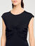 Langes drapiertes Kleid