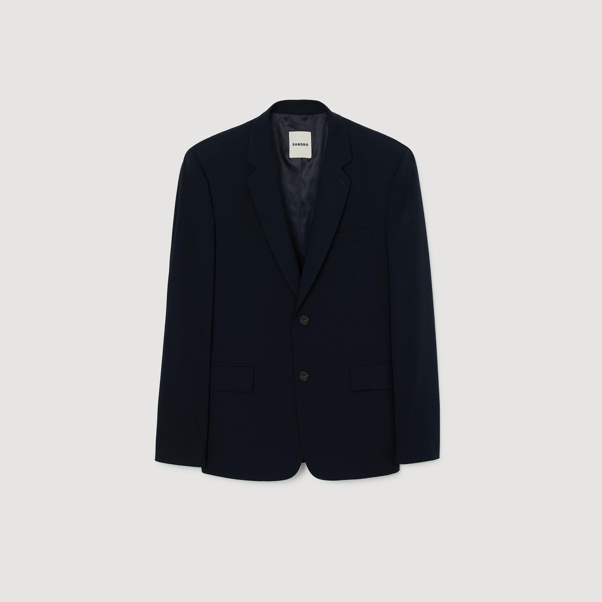 Anzugjacke aus Wolle