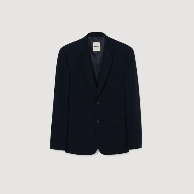 Anzugjacke aus Wolle