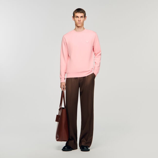 Sweatshirt mit Herz-Patch