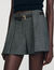 Plissierte Shorts mit G&uuml;rtel - Damen | Sandro