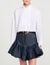 Kurze Hemdbluse mit Knotendetails - Damen | Sandro