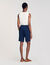 Plissierte Bermudashorts