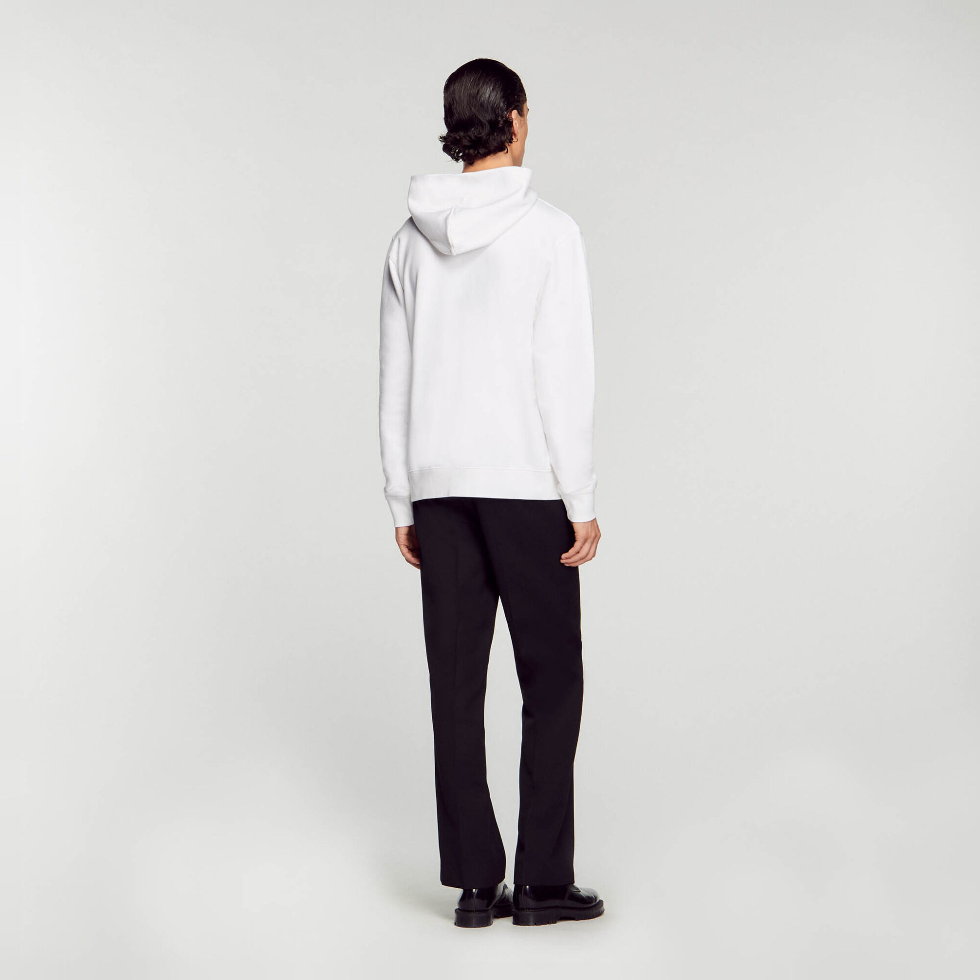 Kapuzensweatshirt mit Logo aus Gummi