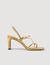 Sandalen aus geprägtem Leder